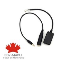 Adattatore cuffie Electret mic/Yaesu FT-817 817ND Yaesu ft-818 818nd CUFFIA PTT