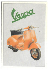 Cartolina pubblicitaria vespa - cartolina,