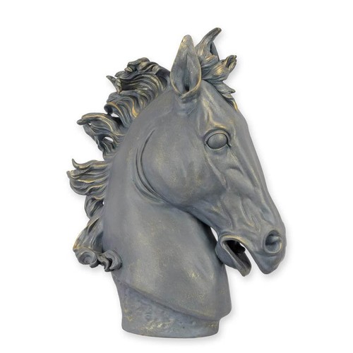Una testa cavallo resina - testa,
