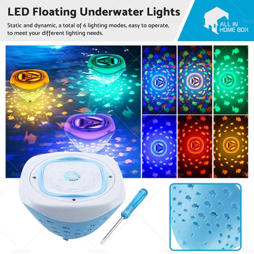 Floating underwater led - led, disco
