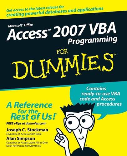 Access 2007 vba programming - 2007,