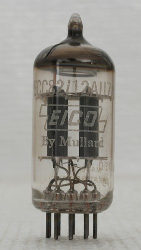 Tubo eico mullard 12au7a - eico/mullard, 12au7a/ecc82