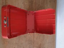 Schedario Resisto modello 6-201-6-5 industriale Scatola In Metallo Rosso Vintage