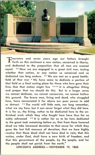 Lincoln speech memorial - lincoln,