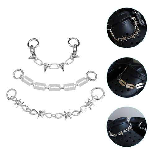 Pezzi accessori scarpe punk - 3,