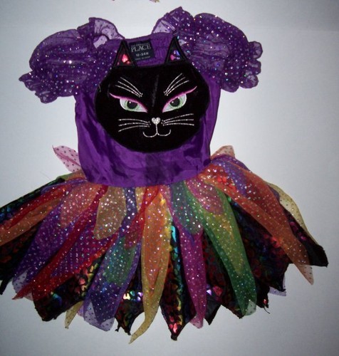 Costume strega gatto colorato - gatto,