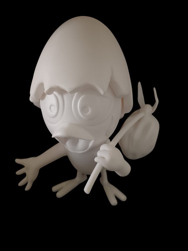 Figurine calimero imprimée - imprimée, en