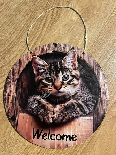 Quadro legno gatto - , da