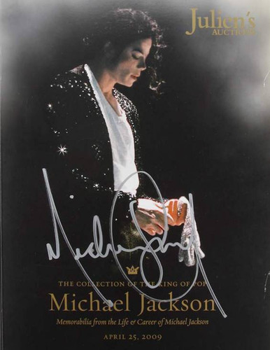 Michael jackson autografato - michael,