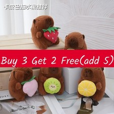 Portachiavi peluche Able Capybara simpatico animale bambola regalo per bambini 12 cm perfetto per