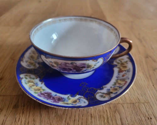 Tazza piattino porcellana - e,