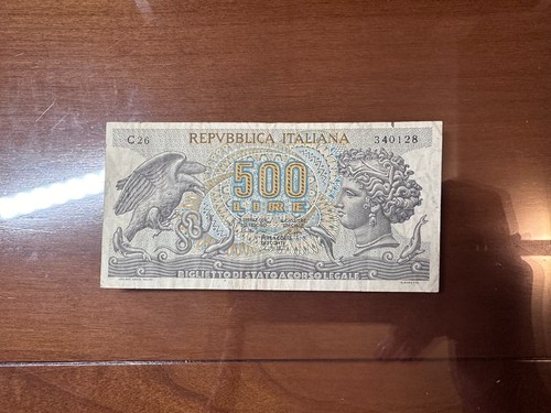 Banconota lire 500 aretusa - 500, 23