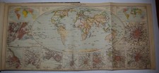 ATLANTE - fig. 1925 - planisfero - america - 53 carte geografiche a colori