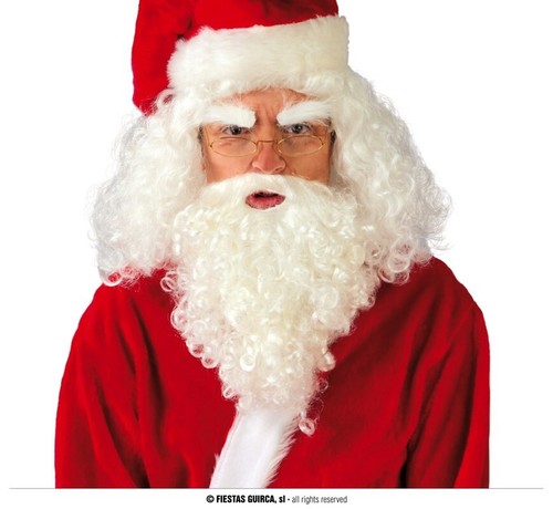 Parrucca barba babbo natale - parrucca, e