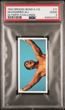 1992 BROOKE BOND & CO. OLYMPIC CHALLENGE 11 MUHAMMED ALI PSA 2