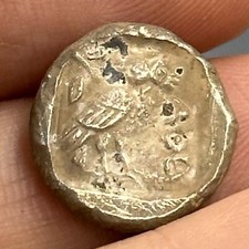 Autentica Moneta Argento Antica Greca Immacolata Atene Gufo Attica