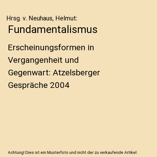Fundamentalismus