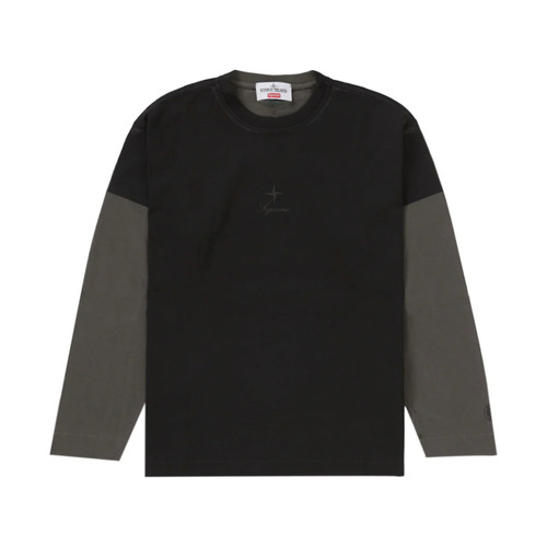 Top supreme stone island - island, l/s