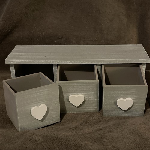 Cassetti grigio tavolo - -,
