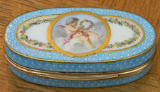 Fiuto Oro Massiccio Porcellana