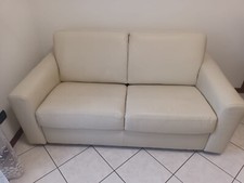 divano letto 2 posti In Pelle usato