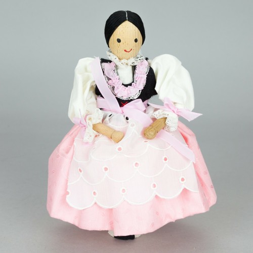 Czech folk costume wooden - wooden, hand