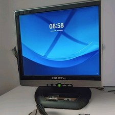 Monitor Per PC 1280x1024 17" con Webcamera esterna portatile e cavi
