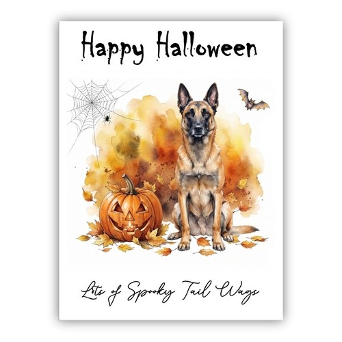 Biglietto halloween cane - halloween,