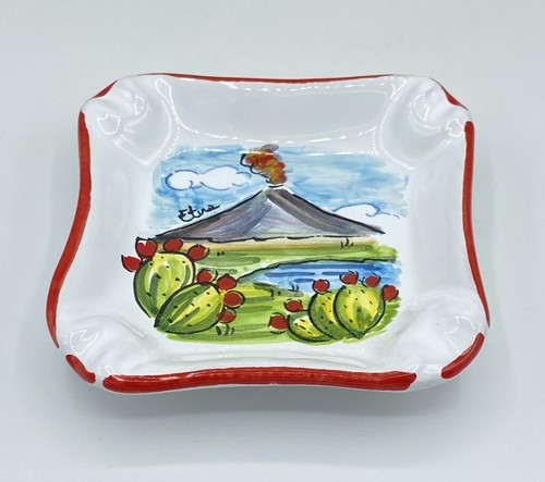 Posacenere ceramica dipinto - in,