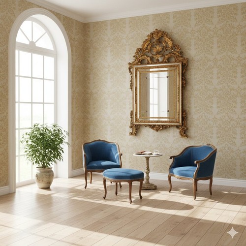 Specchio antico stile - specchio,