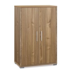 Mobile multiuso Armadio ufficio con 2 ante noce 110x71x41 cm made italy