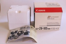 Canon  EF 28-105mm f. 3,5-4,5  USM SCATOLA VUOTA con Inserto, istruzioni.