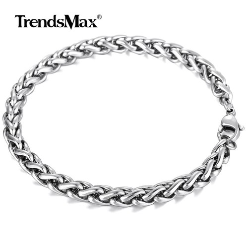 Bracciale catena grano tonda - bracciale,