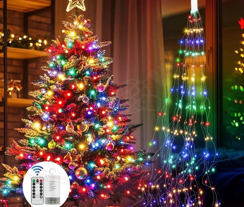Luci natale cascata - luci,