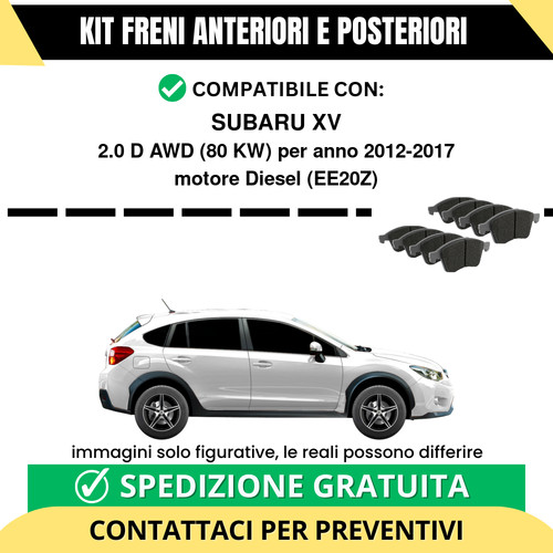 Pastiglie freno ant post - ant,