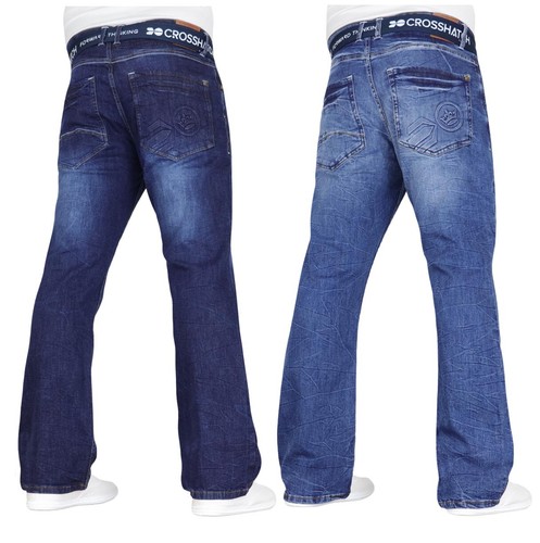 Jeans uomo bootcut crosshatch - jeans,
