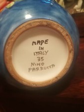 Brocca in ceramica di Nino Parrucca, sicilia