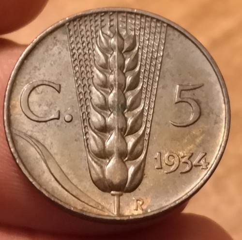 Moneta centesimi 1934 - moneta,