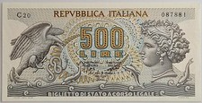 500 lire aretusa biglietto - lire,