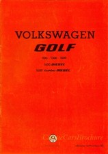 Brochure Depliant Volkswagen Golf incluse GTI e GTD 1982 Italiano 28 pagine