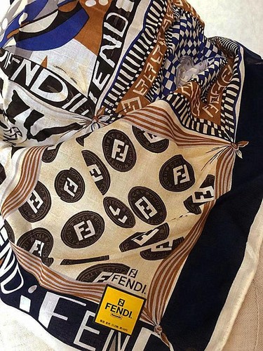 Sciarpa fendi plaid motivo - fendi,
