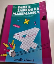 Fare E Sapere La Matematica 4