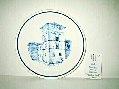 Piatto ceramica vecchia lodi - piatto,