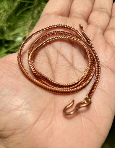 Collana con catena grano - catena, in