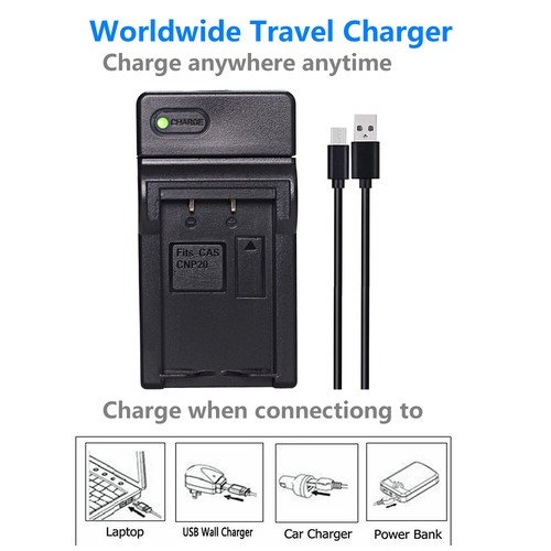 Caricabatteria usb per casio - usb,