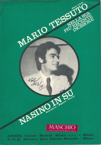 Spartito mario tessuto - tessuto, nasino