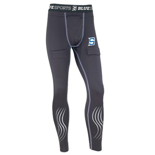 Pantaloni lunghi blu sportivi - blu,