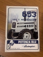 libretto uso e manutenzione Trattore  Lamborghini 