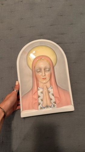 Placca madonna ceramica - ceramica, cia