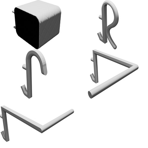 Set ganci per ikea - set,